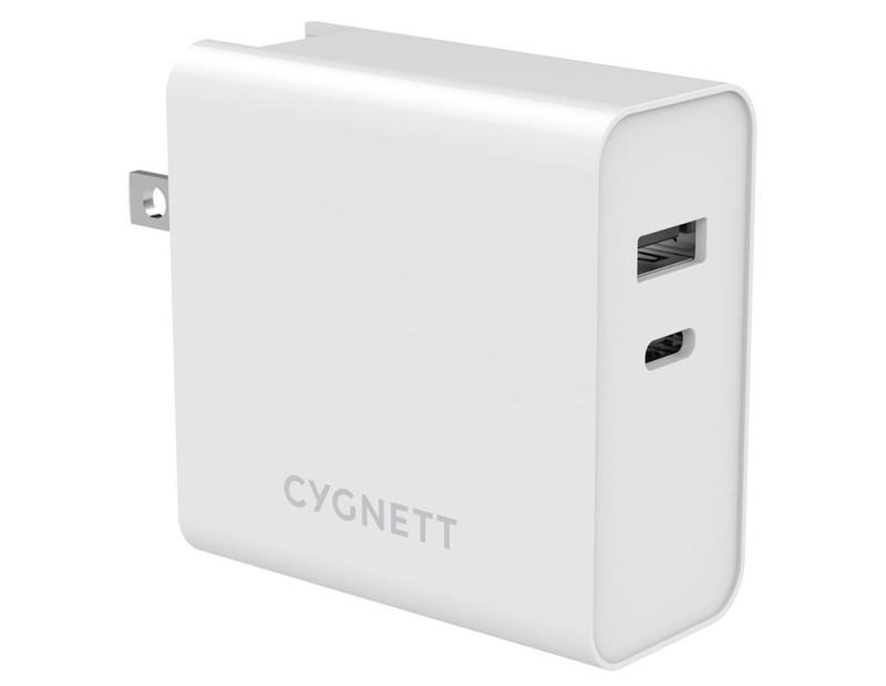 Cygnett PowerPlus Dual Wall Charger 60W - White