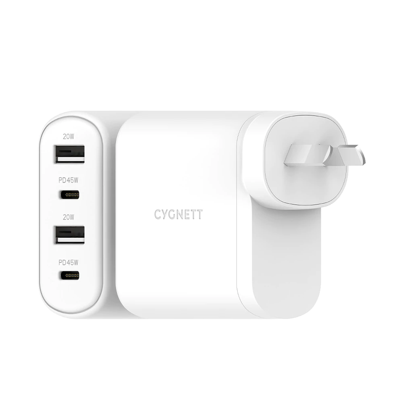 Cygnett PowerPlus Multiport Wall Charger AU (45W) - White