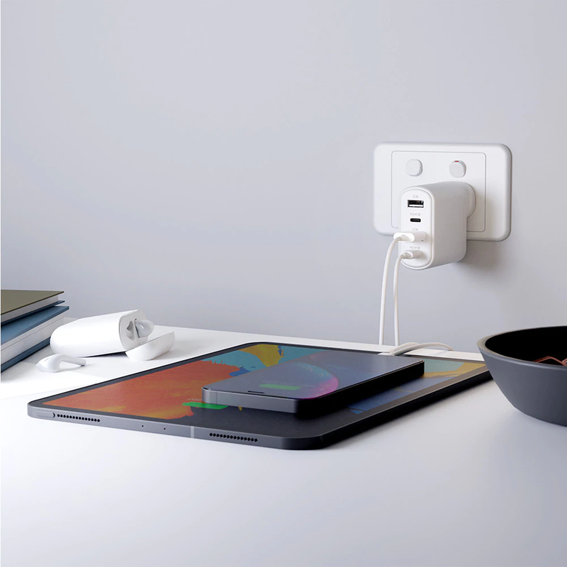Cygnett PowerPlus Multiport Wall Charger AU (45W) - White
