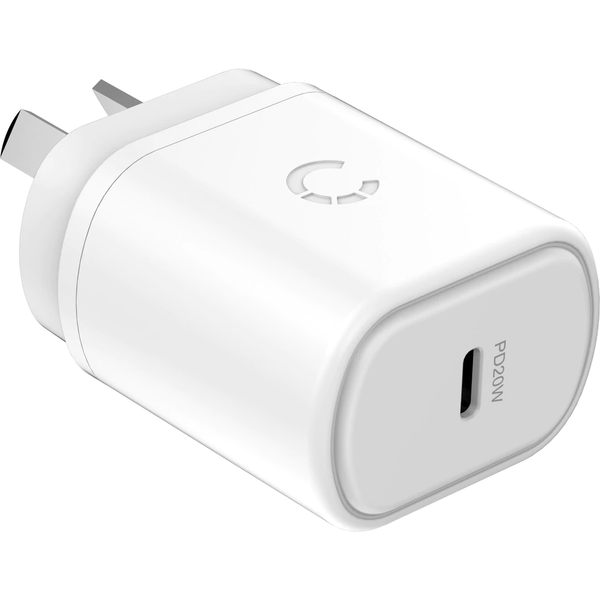 Cygnett PowerPlus USB-C PD Wall Charger 20W - White