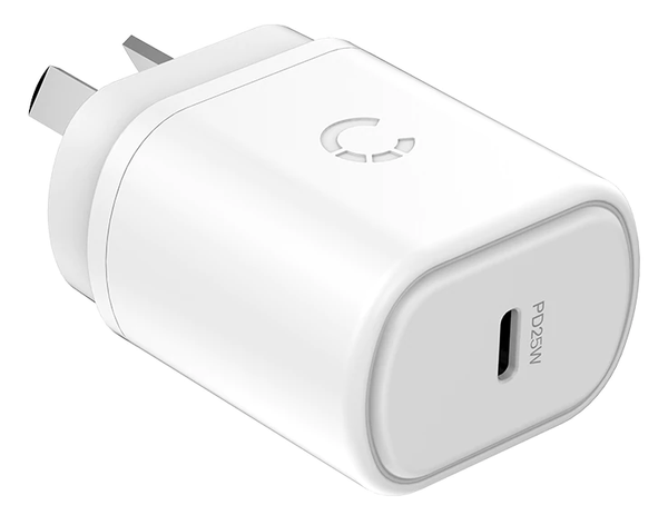 Cygnett PowerPlus USB-C Wall Charger 25W - White