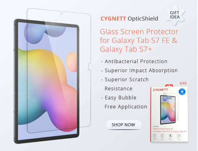 Cygnett Screen Protector For Samsung Galaxy Tab S7 FE & S7+