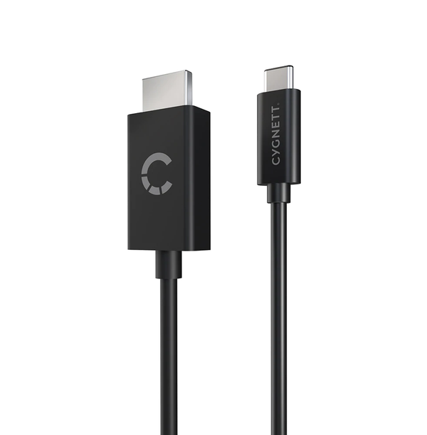 Cygnett Unite HDMI Cable (1.8M) 4K/60hz To USB-C - Black