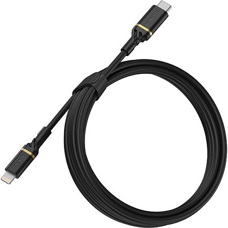 OtterBox Lightning to USB-C Fast Charge Cable 2M - Black Shimmer