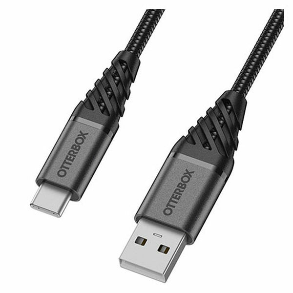 OtterBox Premium Cable USB-C to USB-A 2M - Dark Ash Black