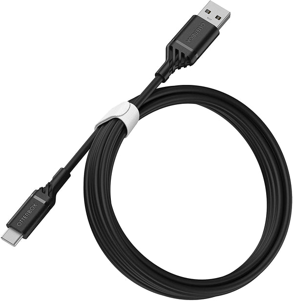 OtterBox Standard USB-C to USB-A Cable (2M) - Black