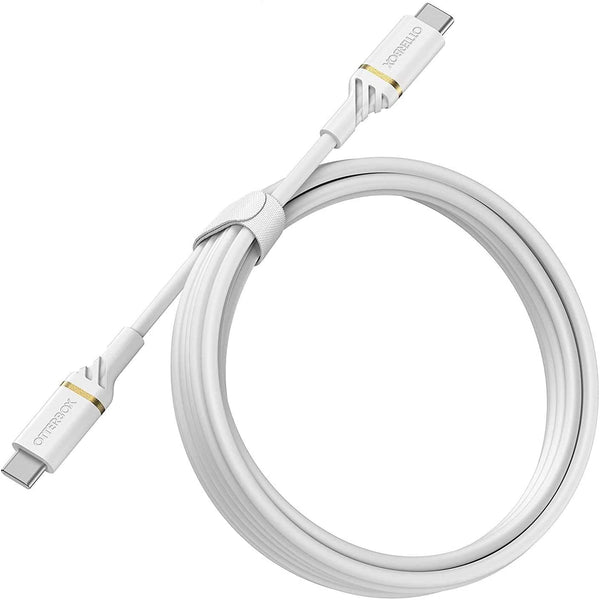 OtterBox USB-C to USB-C Fast Charge Cable (2M) - Cloud Dust White