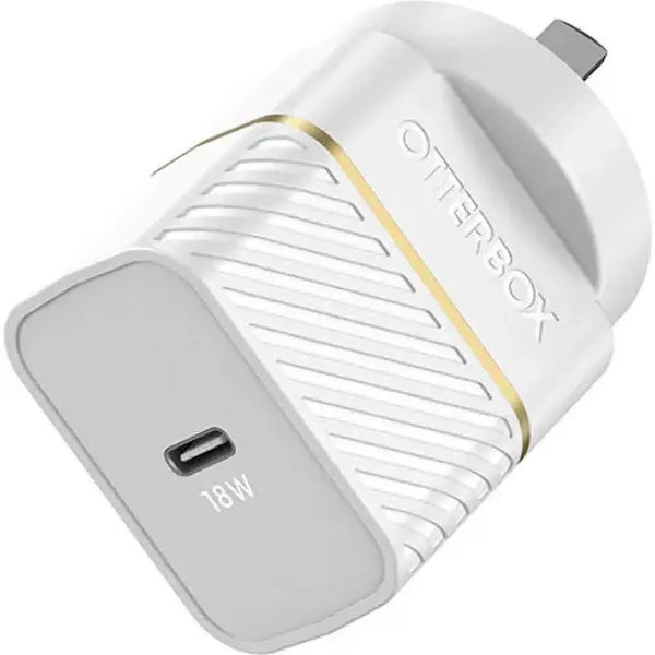 OtterBox USB-C Fast Charge Wall Charger 18W (Type I) - White