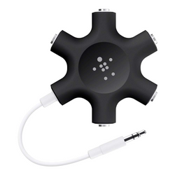 Belkin RockStar Multiple Headphone Splitter - Black