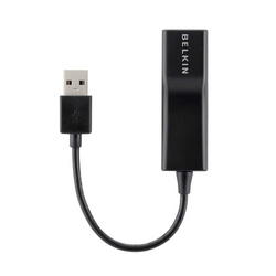 Belkin USB 2.0 Ethernet Adapter - Black