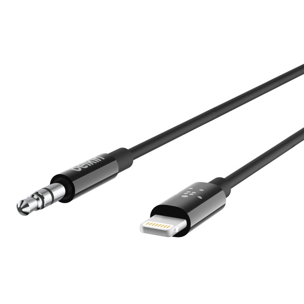 Belkin 3.5 mm Audio Cable With Lightning Connector (0.9M) - Black