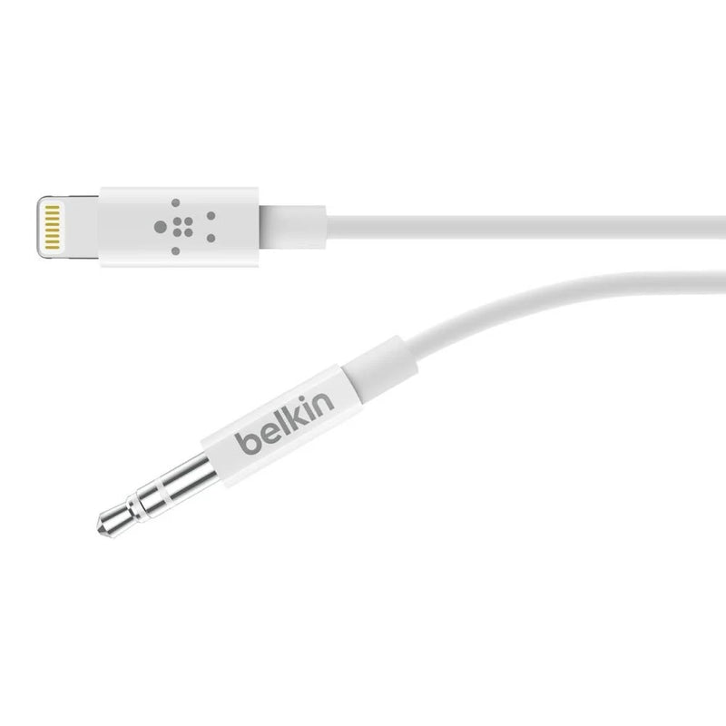 Belkin 3.5 mm Audio Cable With Lightning Connector (0.9M) - White