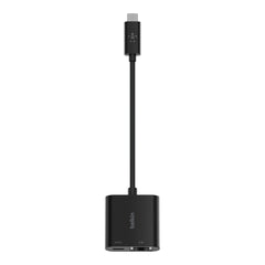 Belkin USB-C to Ethernet + Charge Adapter - Black