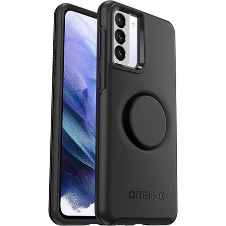 OtterBox Otter + Pop Symmetry Case For Samsung Galaxy S21+ - Black