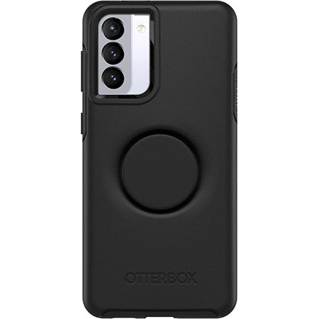 OtterBox Otter + Pop Symmetry Case For Samsung Galaxy S21+ - Black