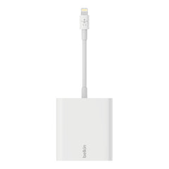 Belkin Ethernet + Power Adapter with Lightning connector - White