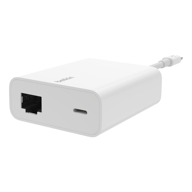 Belkin Ethernet + Power Adapter with Lightning connector - White