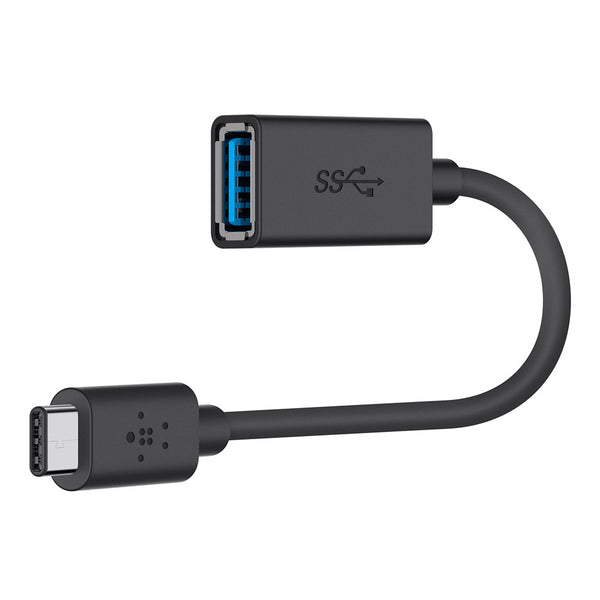 Belkin 3.0 USB-C to USB-A Adapter (USB-C Adapter) - Black